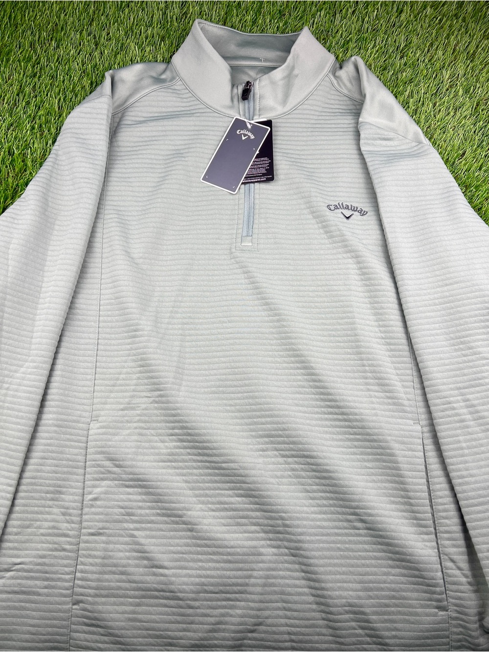 Callaway Opti Dri Golf Men’s 1/4 Quarter Zip Pullover Sweatshirt Green - XL